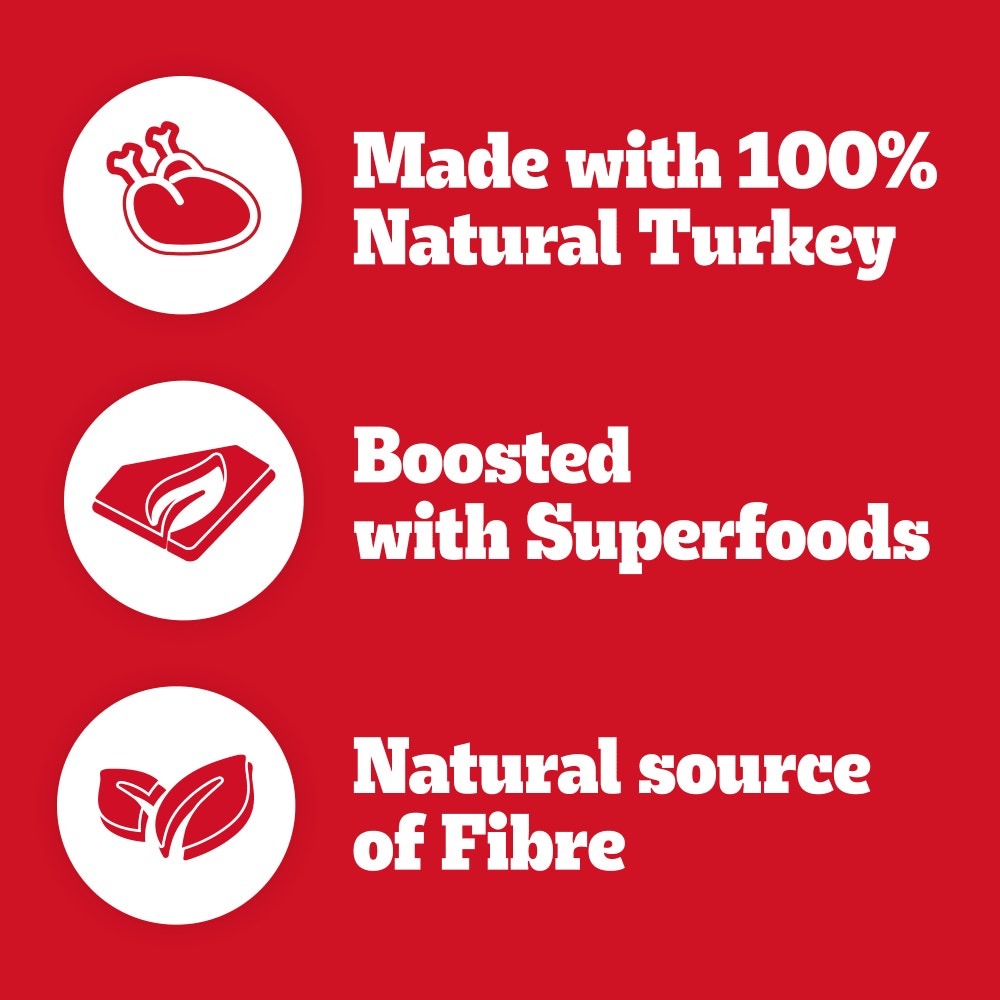 PEDIGREE® RANCHOS™ SUPERFOOD Turkey Dog Treat With Cranberries & Rice 70g