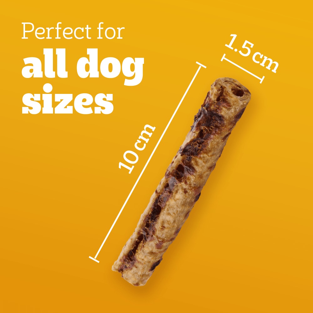 PEDIGREE® RANCHOS™ LASTIN LAYERS' Dog Chew Treat Beef Flavour 12x40g  Mega Box