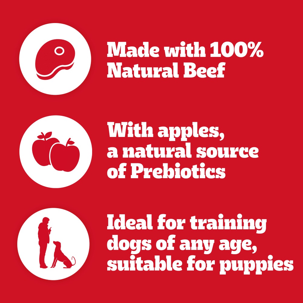 PEDIGREE® RANCHOS™ Dog Training Treat Cubes, With 100% Natural Beef, 70g