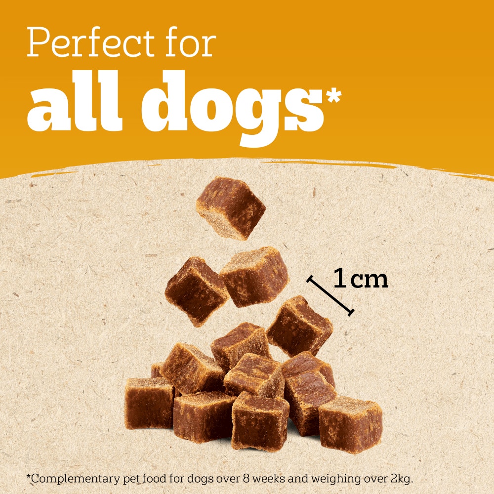 PEDIGREE® RANCHOS™ Dog Training Treat Cubes, With 100% Natural Duck, 70g