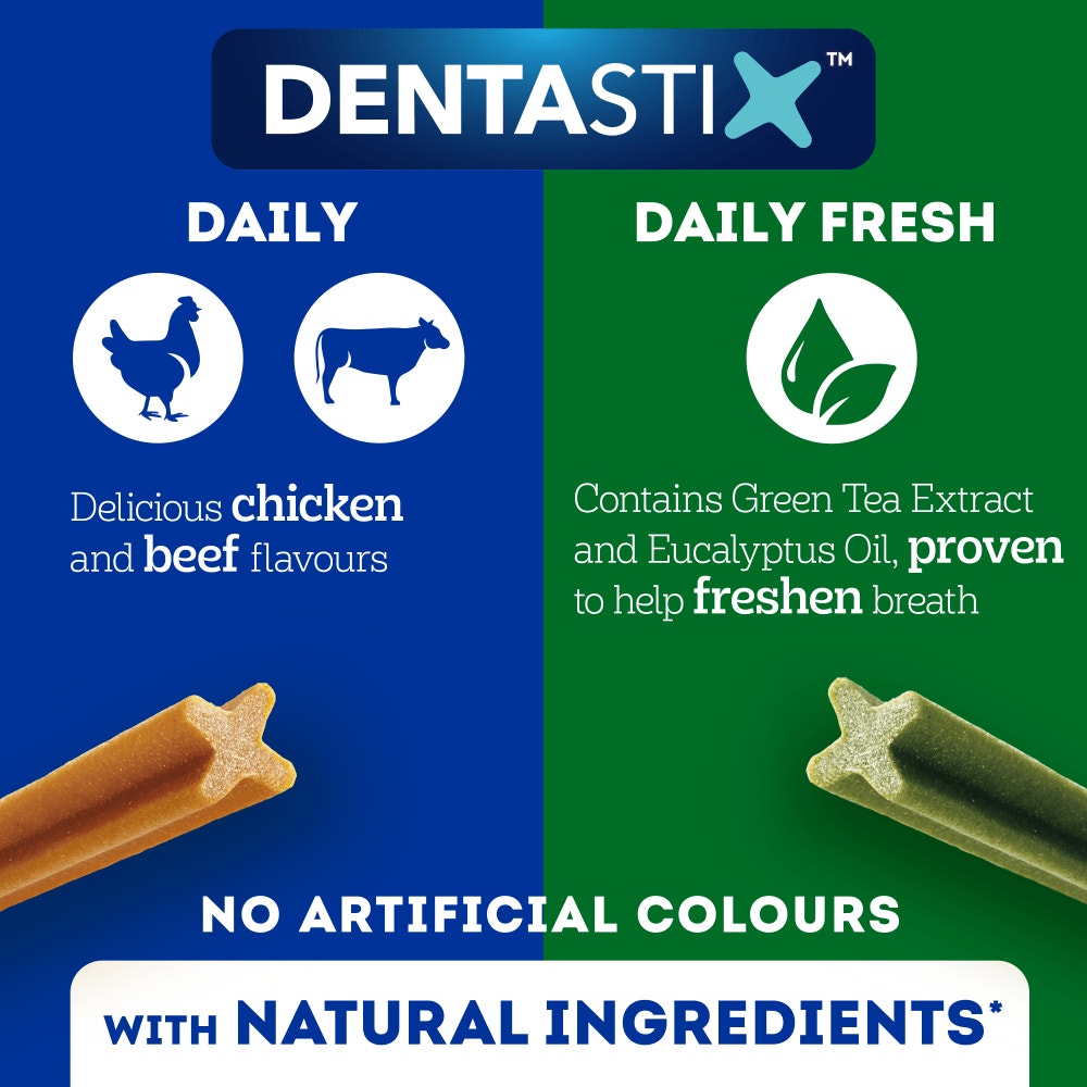 PEDIGREE® DENTASTIX™ Fresh Daily Dental Chews Medium Dog Treat 720g,128g