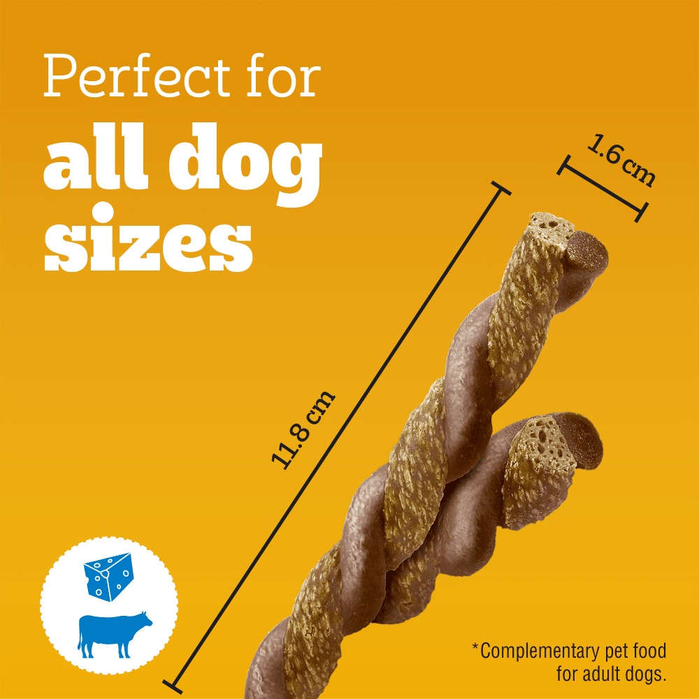 PEDIGREE RODEO Duos Beef and Cheese Dog Treats 7 Sticks