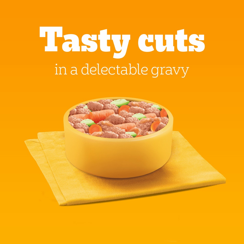 PEDIGREE® Adult Wet Dog Food Poultry Selection in Gravy 12 x 100g Pouch