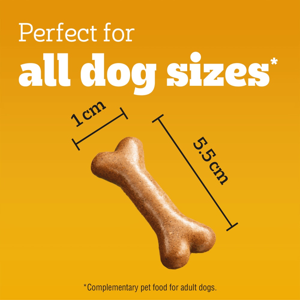 PEDIGREE® BISCROK™ GRAVY BONES Biscuits Dog Treats 10kg, 400g